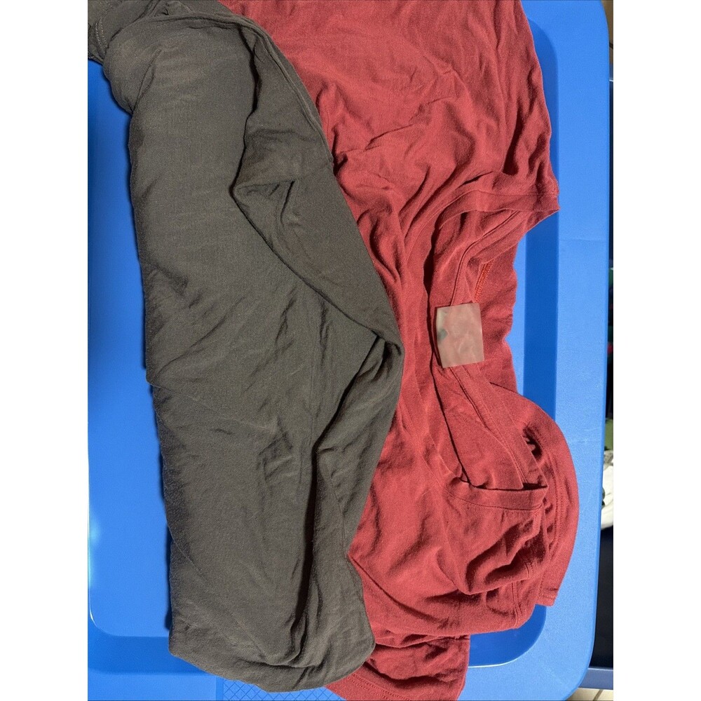 Recliner XS DreamTech Night Tee SHIRT Dress 2 Pack Soft Red And Gray